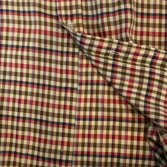 Vintage Oshman's Plaid Button Down Shirt Size L - Picture 4 of 5